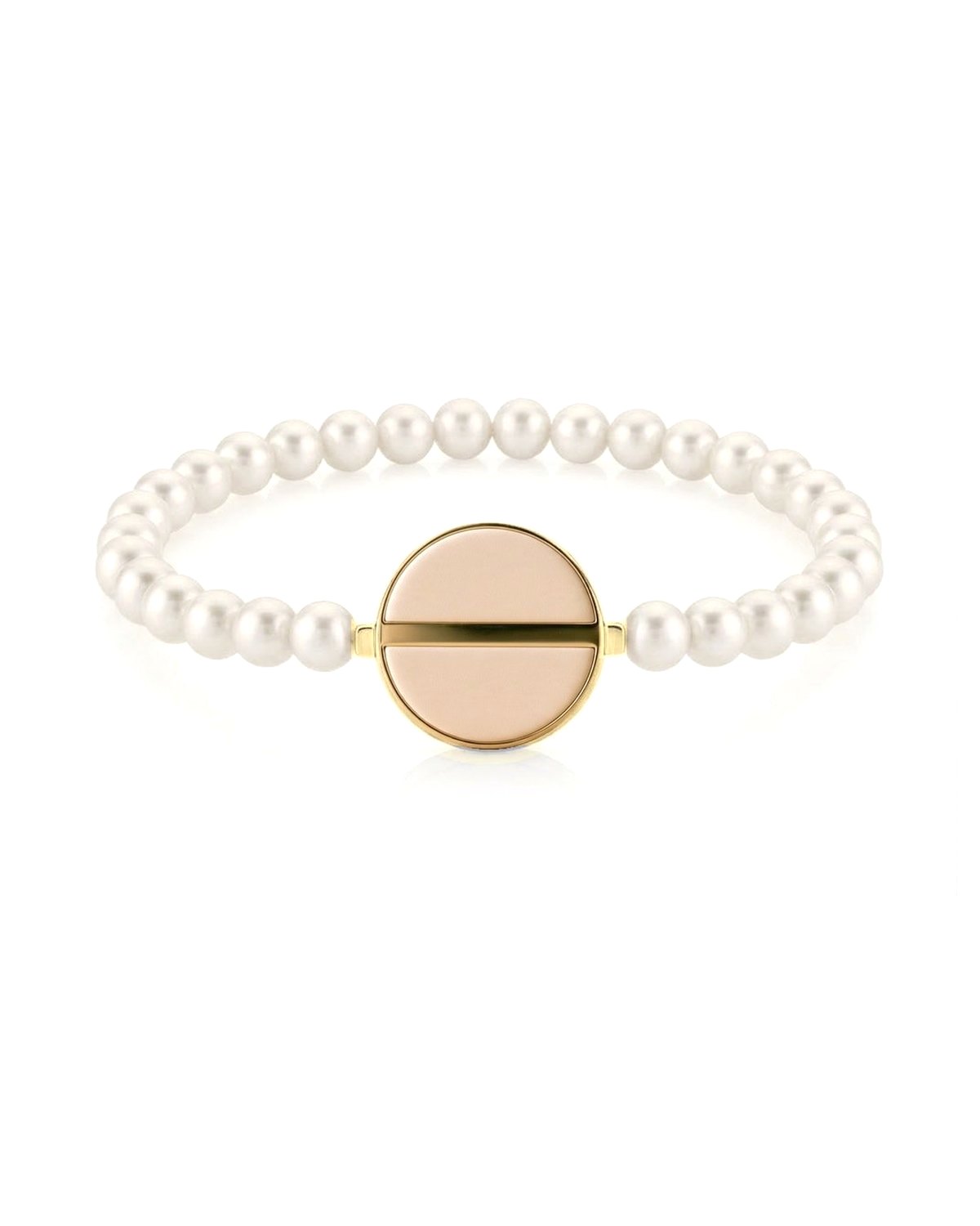The Beaded: a strand of white freshwater pearls with the Charm as its centerpiece